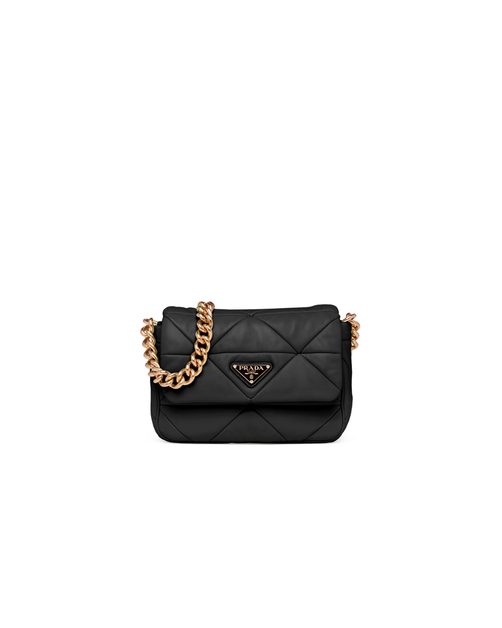 Prada Prada System Nappa Bőr Patchwork Bag Fekete | KZJQEY829