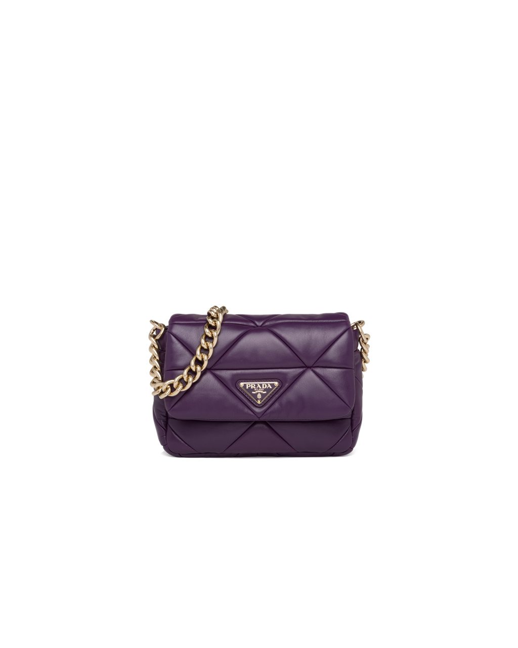 Prada Prada System Nappa Bőr Patchwork Bag Violet | TBAQJG970