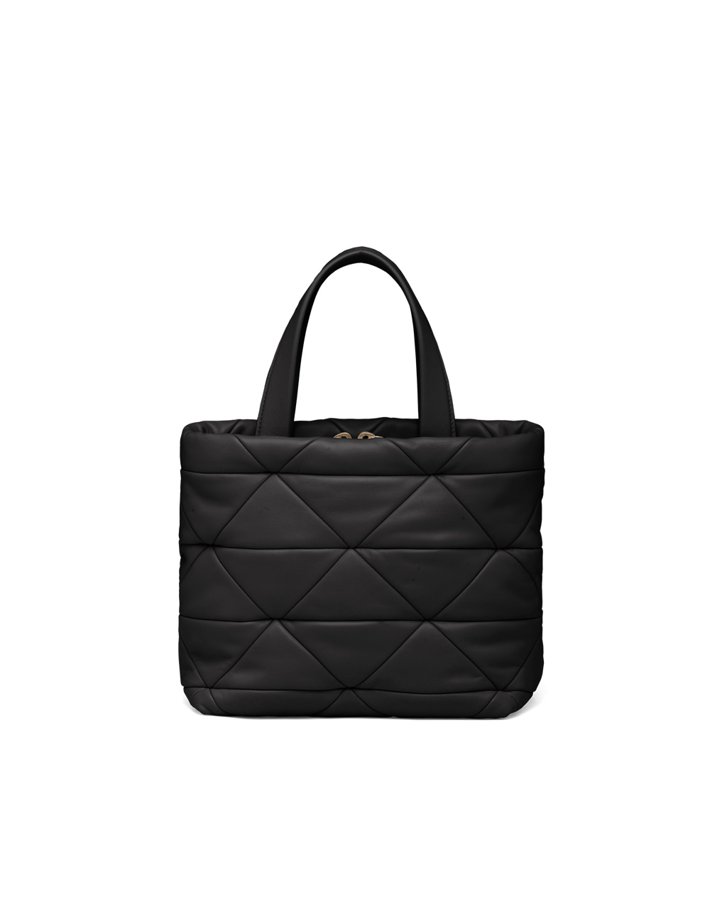 Prada Prada System Nappa Bőr Patchwork Tote Fekete | JOHSRW457