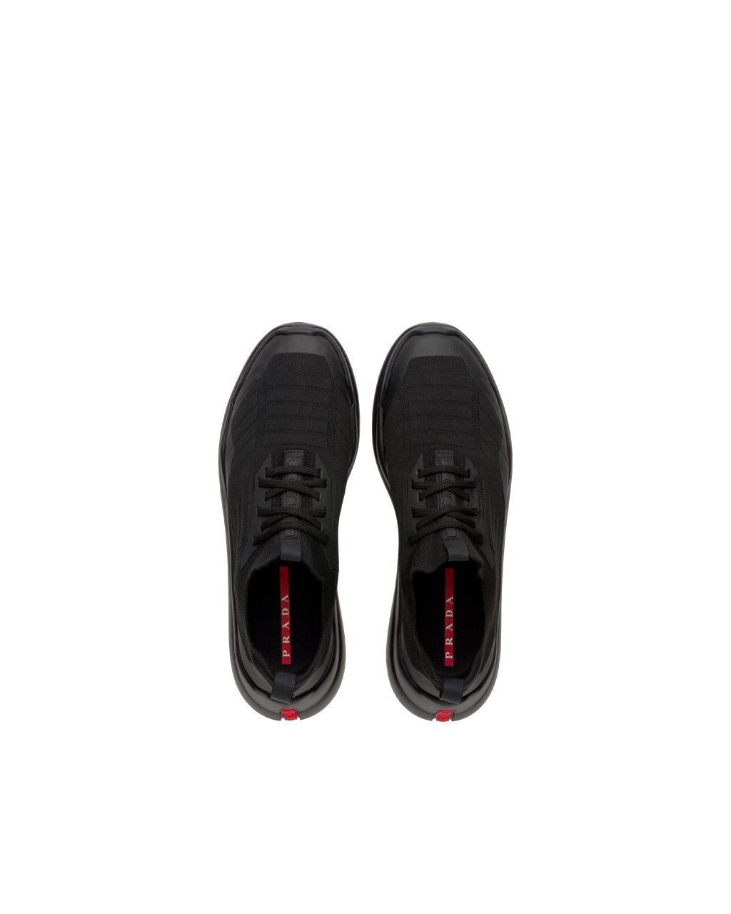 Prada Prada Toblach Technical Fabric Sneakers Fekete | LUTDKX465