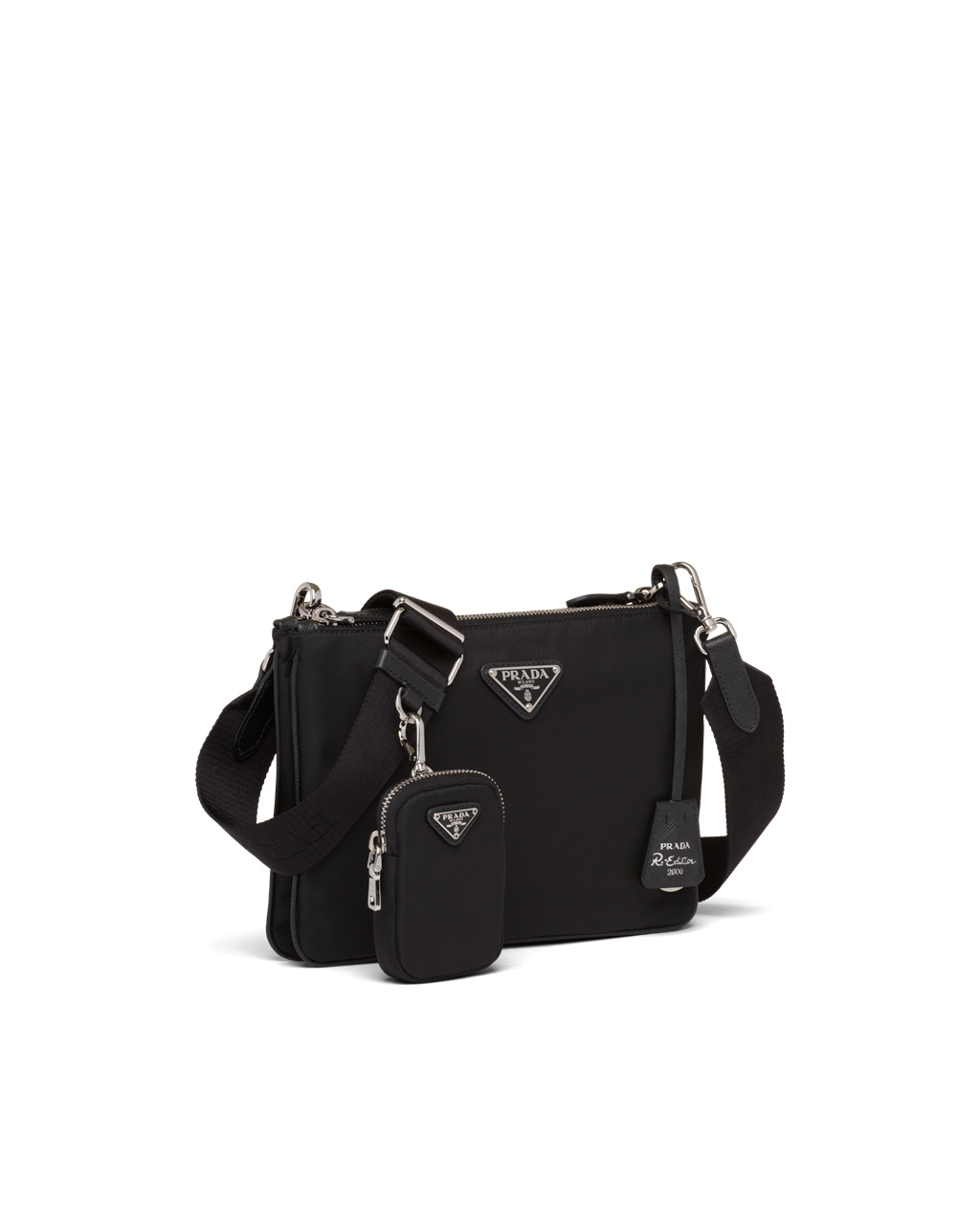 Prada Re-edition 2000 Re-nylon Shoulder Bag Fekete | JNDYUM615