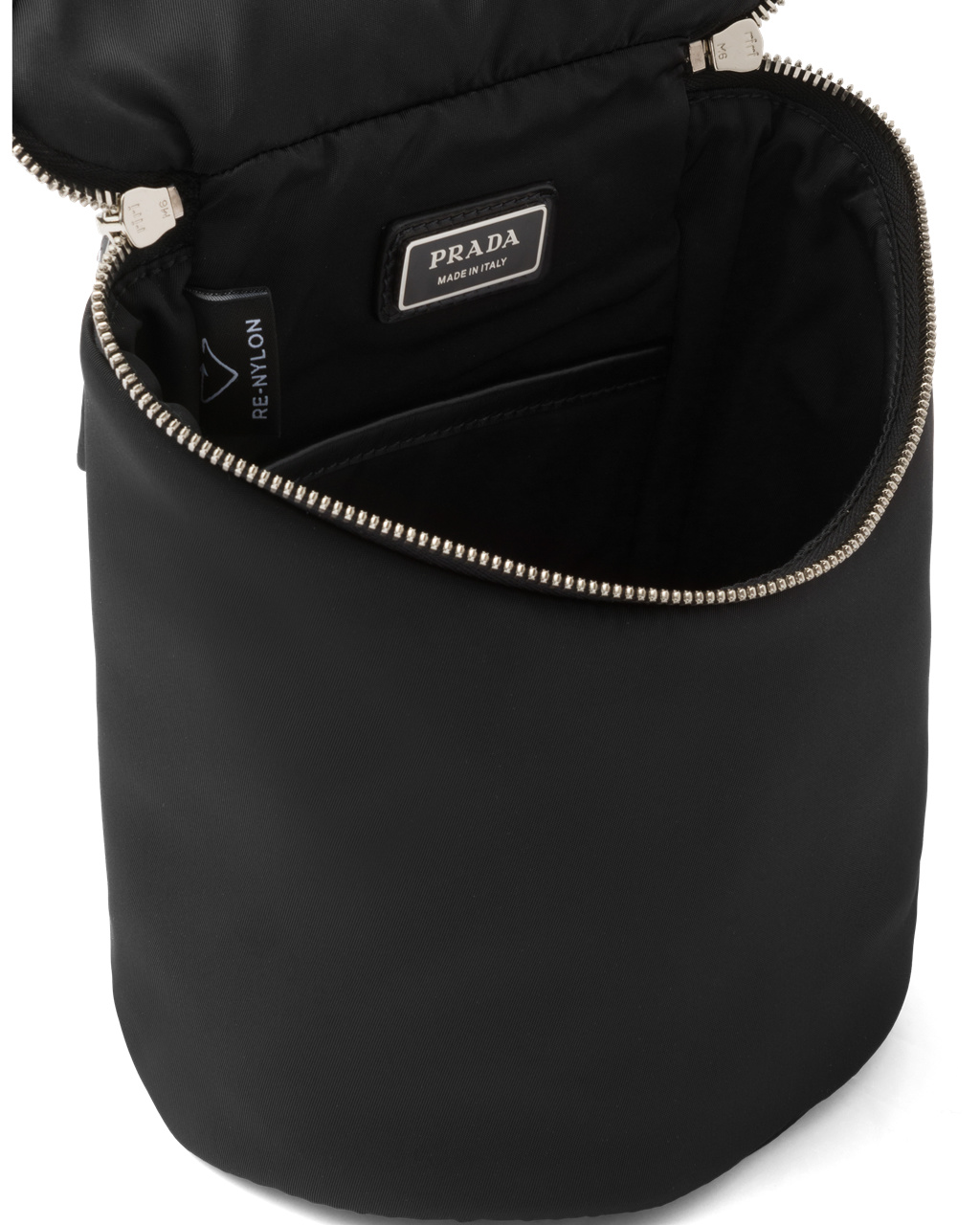 Prada Re-nylon And Bőr Shoulder Bag Fekete | LBSCRV718