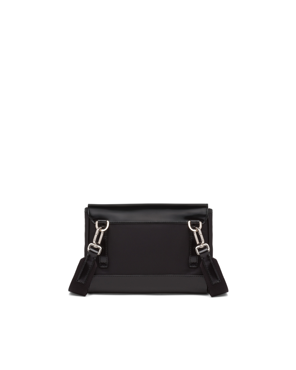 Prada Re-nylon And Bőr Shoulder Bag Fekete | YWFXOZ584