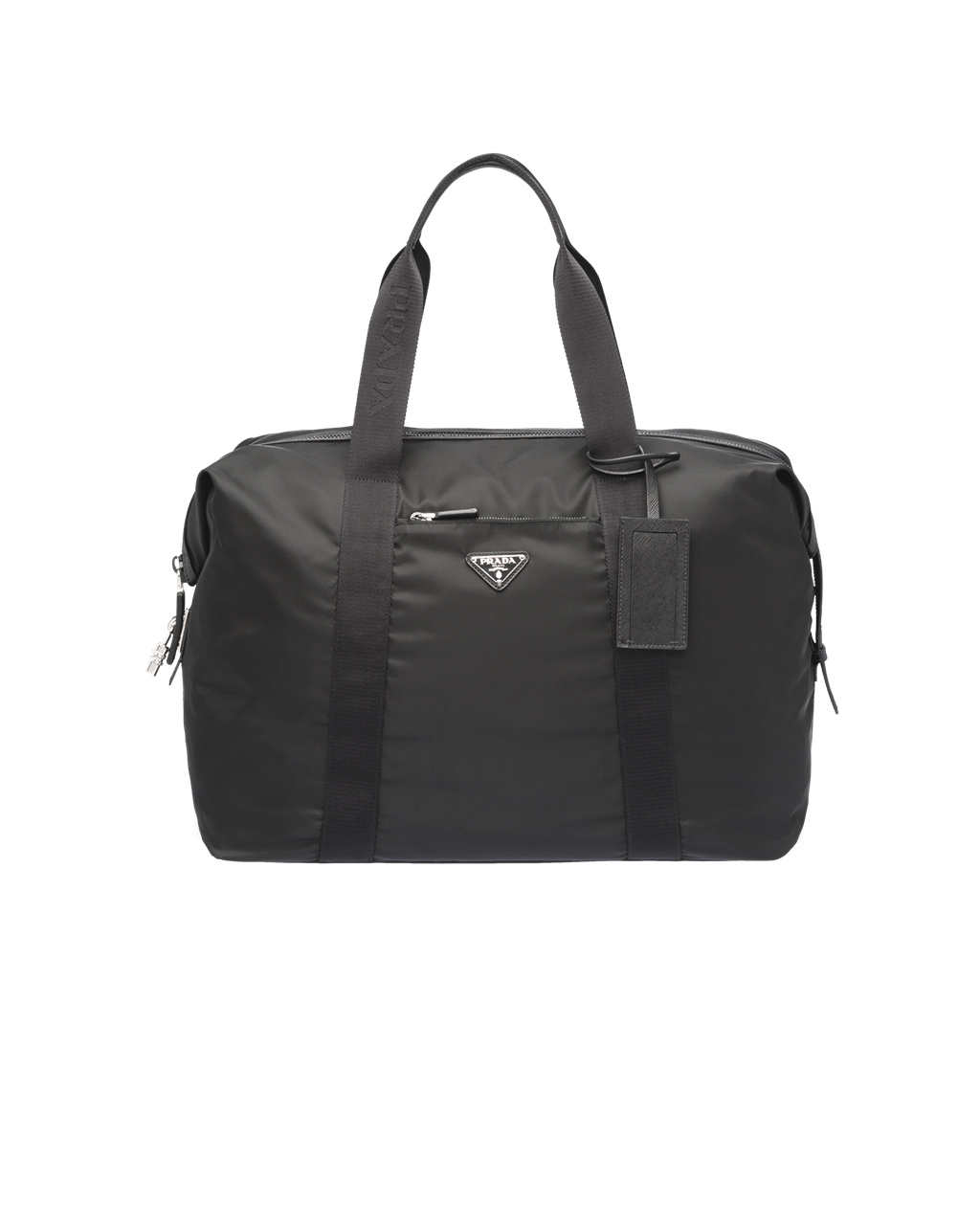 Prada Re-nylon And Saffiano Bőr Duffle Bag Fekete | JWZEKV513