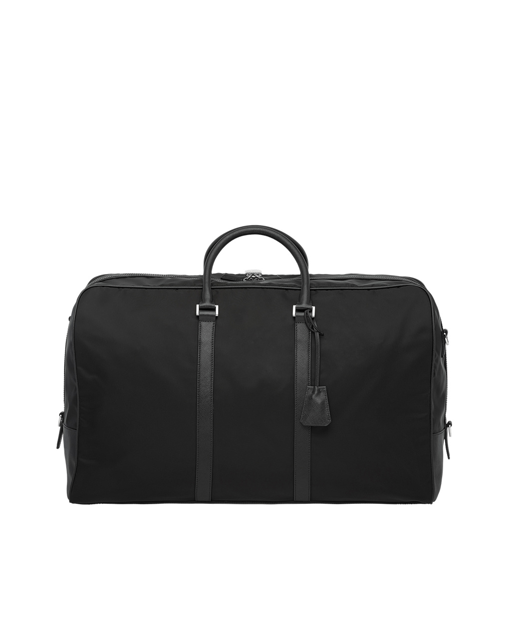 Prada Re-nylon And Saffiano Bőr Duffle Bag Fekete | RPYQXV961