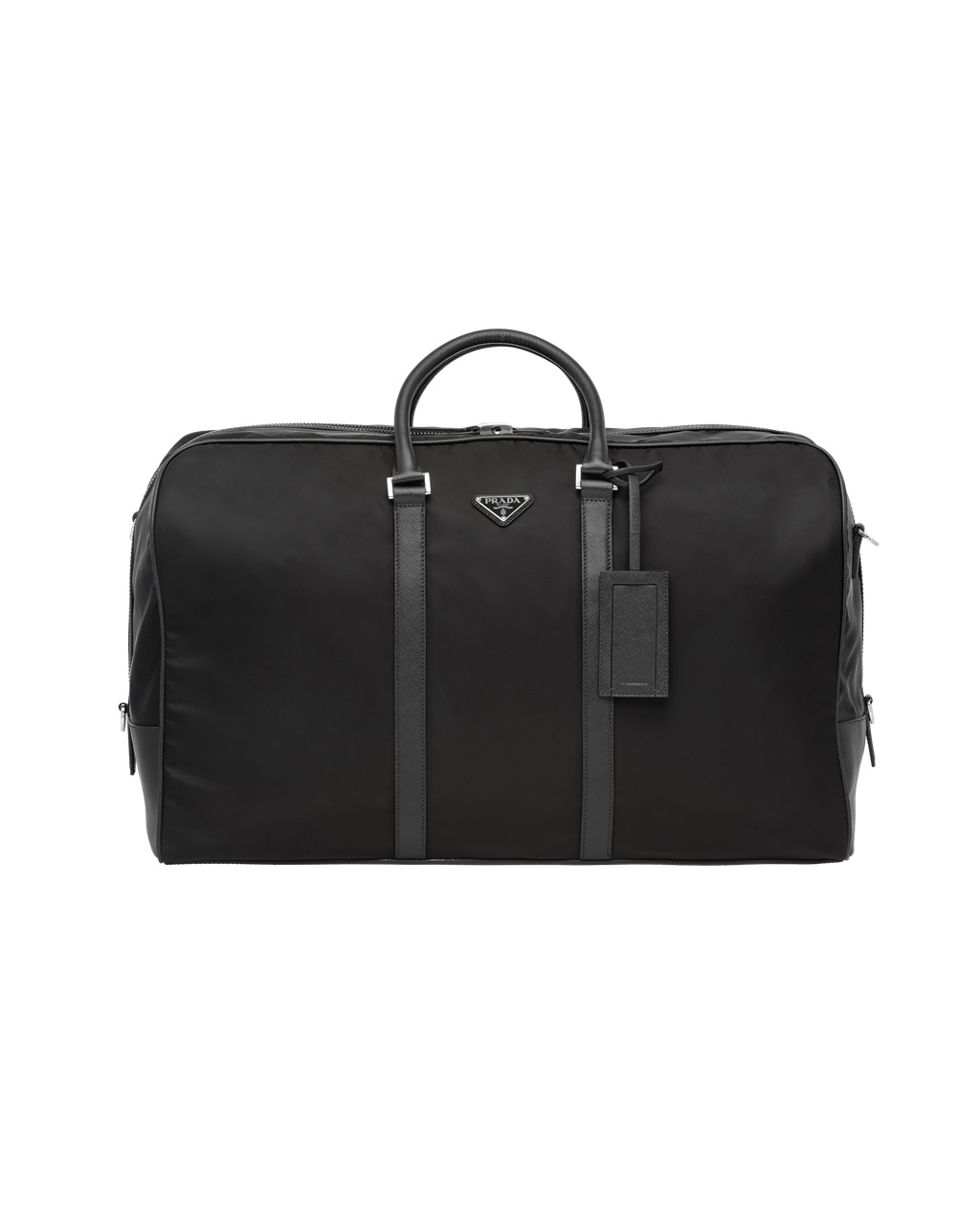 Prada Re-nylon And Saffiano Bőr Duffle Bag Fekete | RPYQXV961