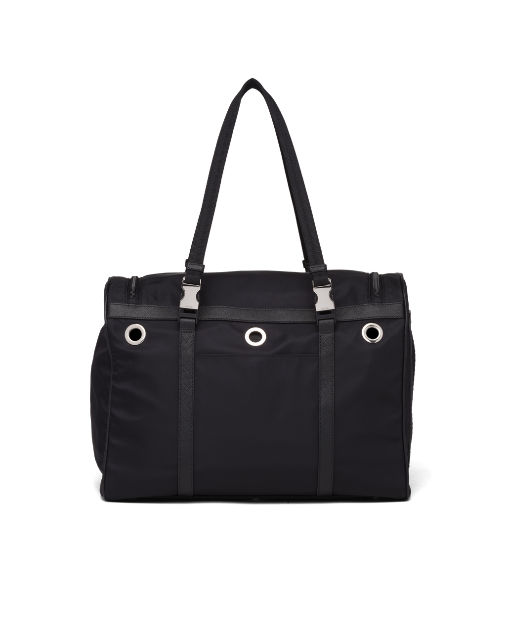 Prada Re-nylon And Saffiano Bőr Pet Bag Fekete | ULIRDQ547