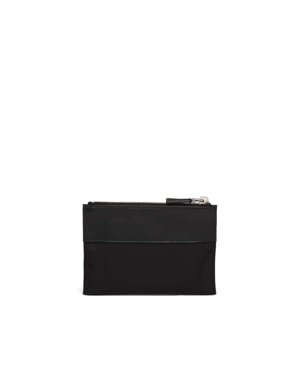 Prada Re-nylon And Saffiano Bőr Pouch Wallet Fekete | TCFLSD210