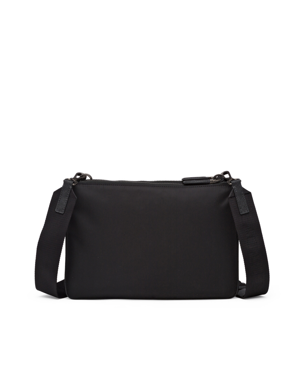 Prada Re-nylon And Saffiano Bőr Shoulder Bag Fekete | JRZSDO147