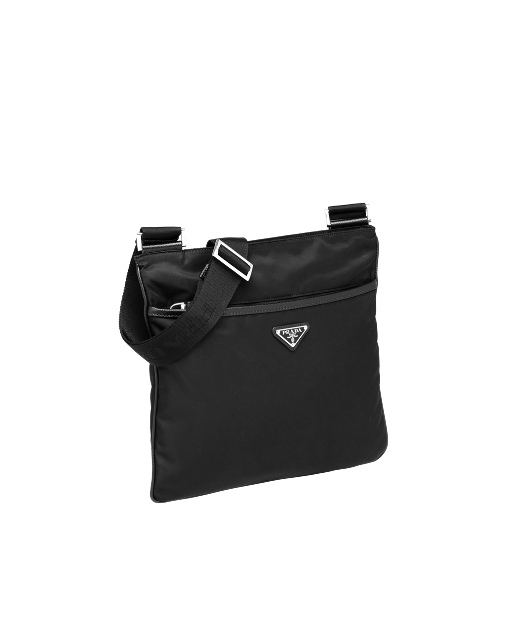 Prada Re-nylon And Saffiano Bőr Shoulder Bag Fekete | WXTNLY865