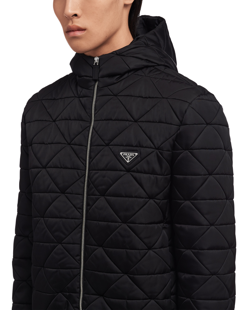 Prada Re-nylon Blouson Jacket Fekete | KWRGNJ498