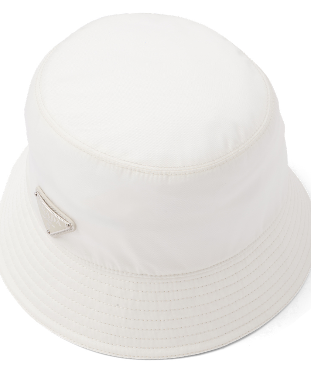 Prada Re-nylon Bucket Hat Fehér | LHYIAE706