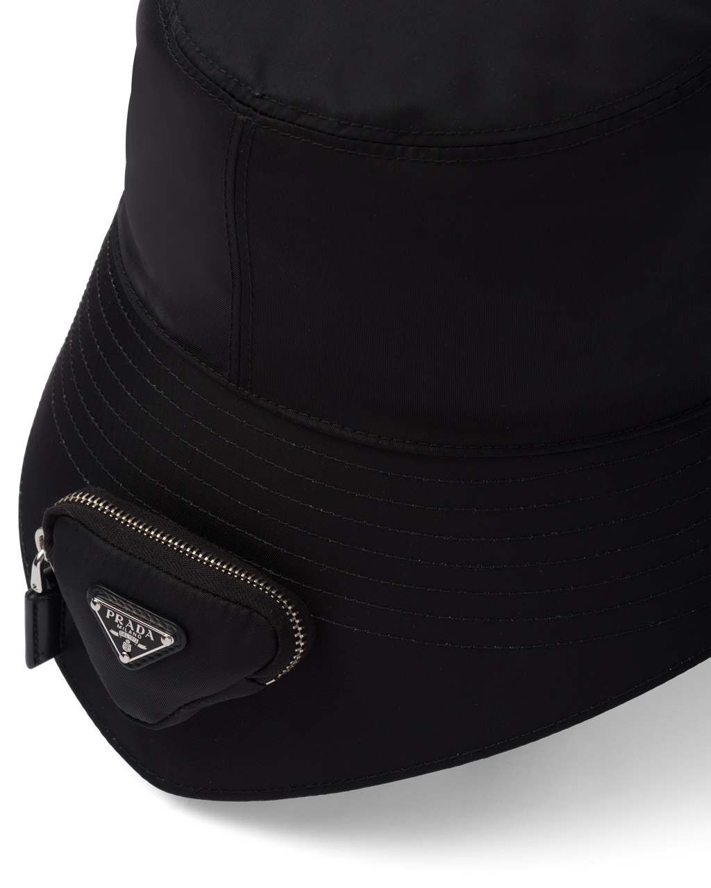 Prada Re-nylon Bucket Hat Fekete | UJTCHM614