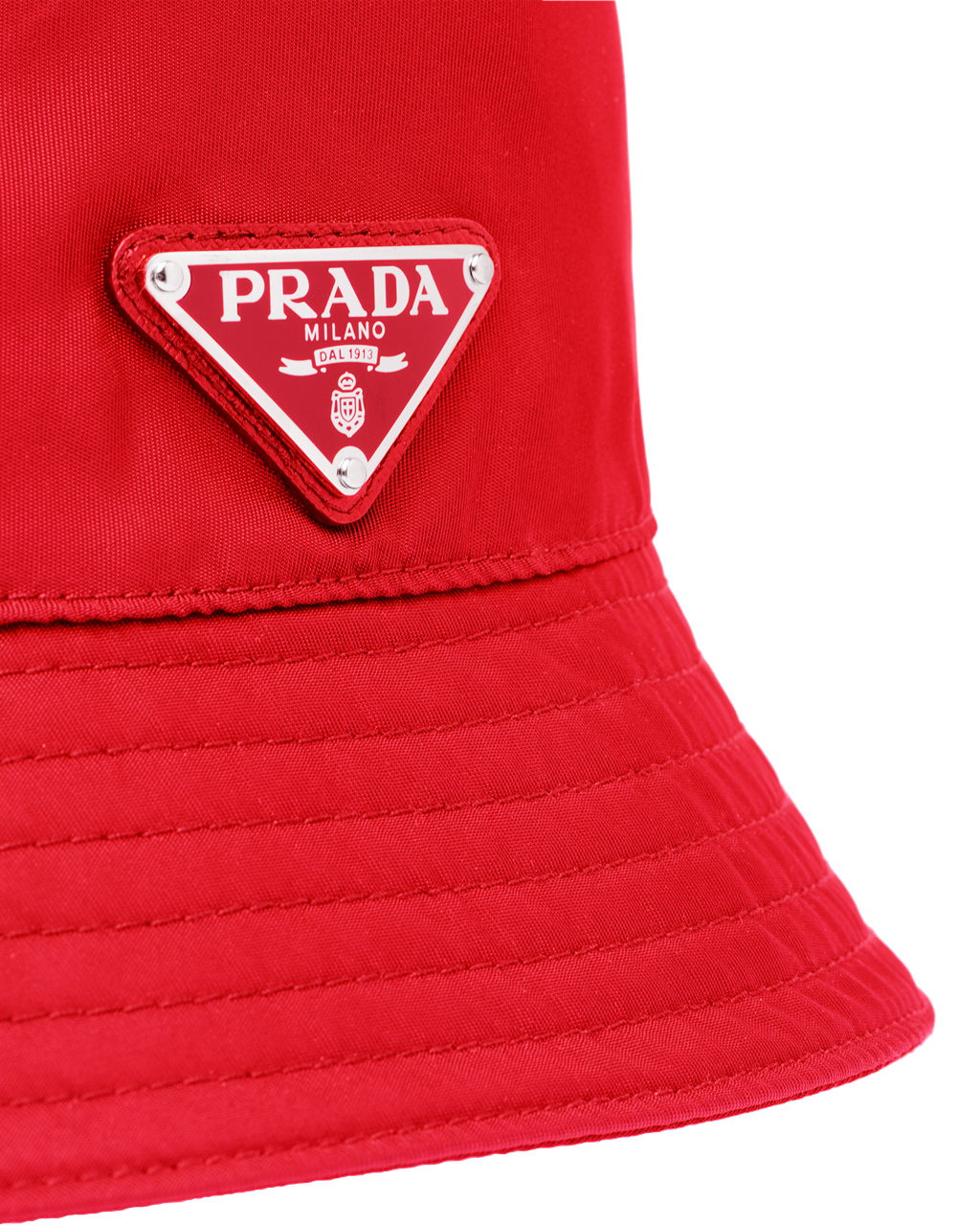 Prada Re-nylon Bucket Hat Piros | IESNGY714