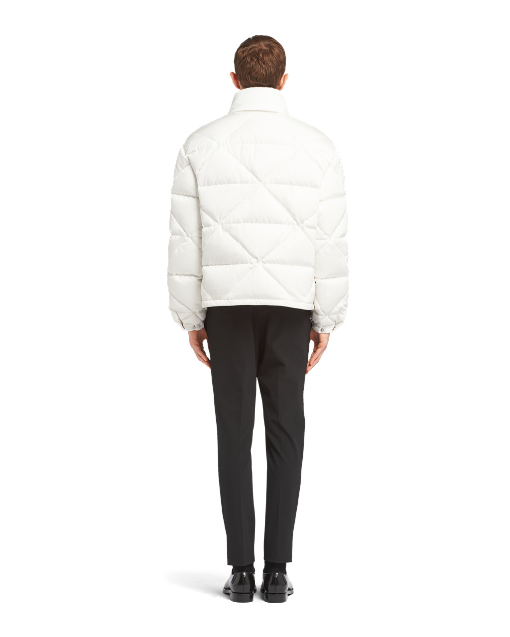 Prada Re-nylon Down Jacket Fehér | ESRYGZ729