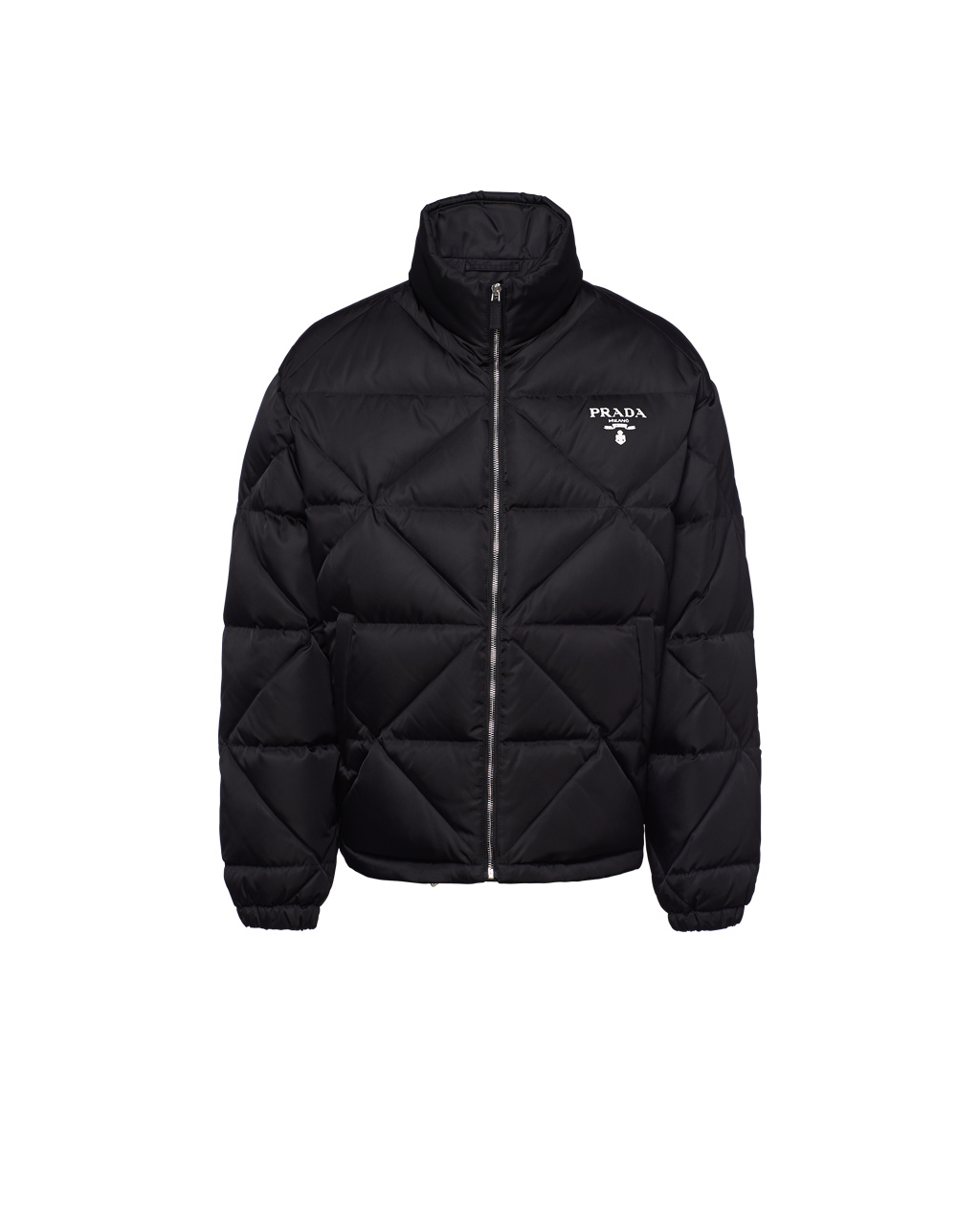 Prada Re-nylon Down Jacket Fekete | YKSNHI682