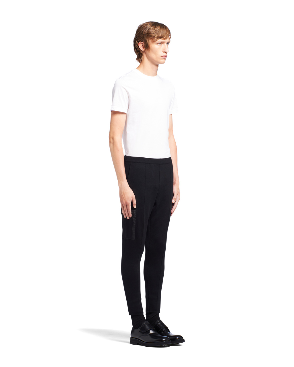 Prada Re-nylon Gabardine And Wool Pants Fekete | DVCXKB523