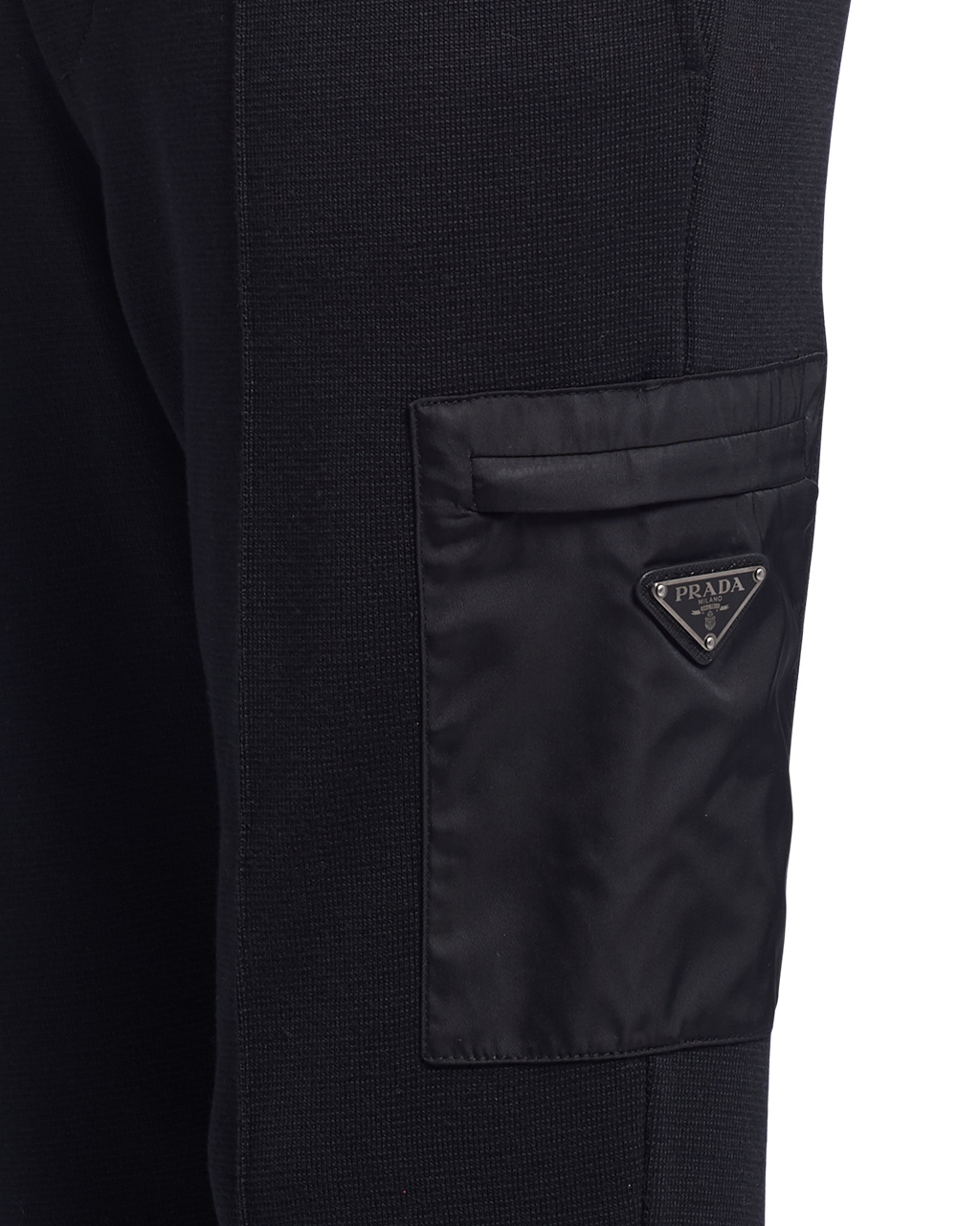 Prada Re-nylon Gabardine And Wool Pants Fekete | DVCXKB523