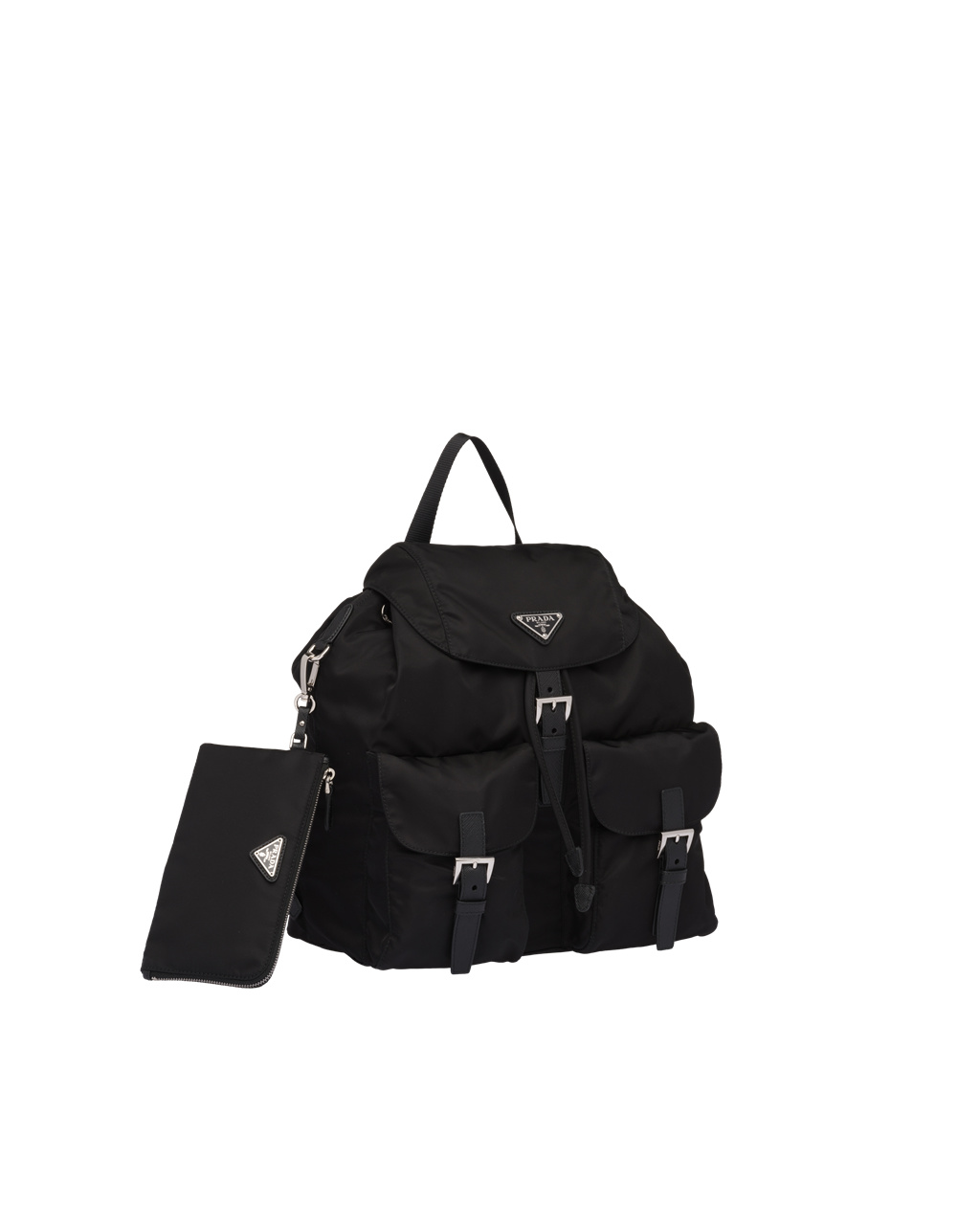 Prada Re-nylon Medium Backpack Fekete | SDGAEC235