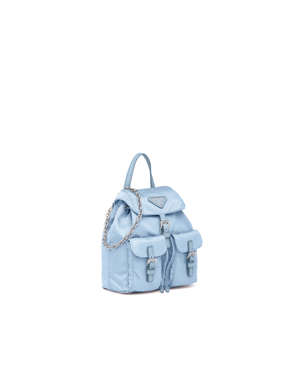 Prada Re-nylon Mini Backpack Celeste | HRUJVB750