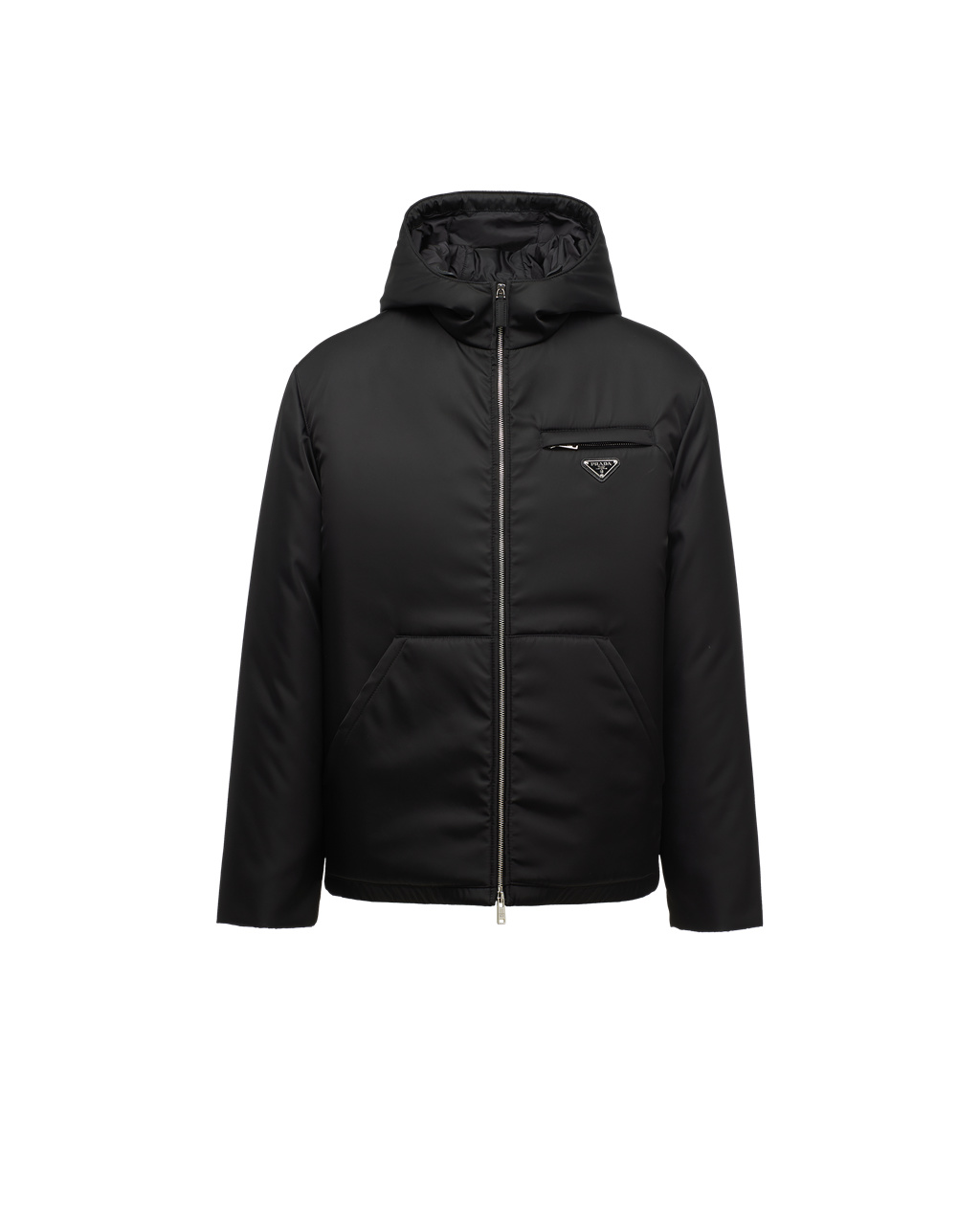 Prada Re-nylon Padded Gabardine Bomber Jacket Fekete | HTWZEX962