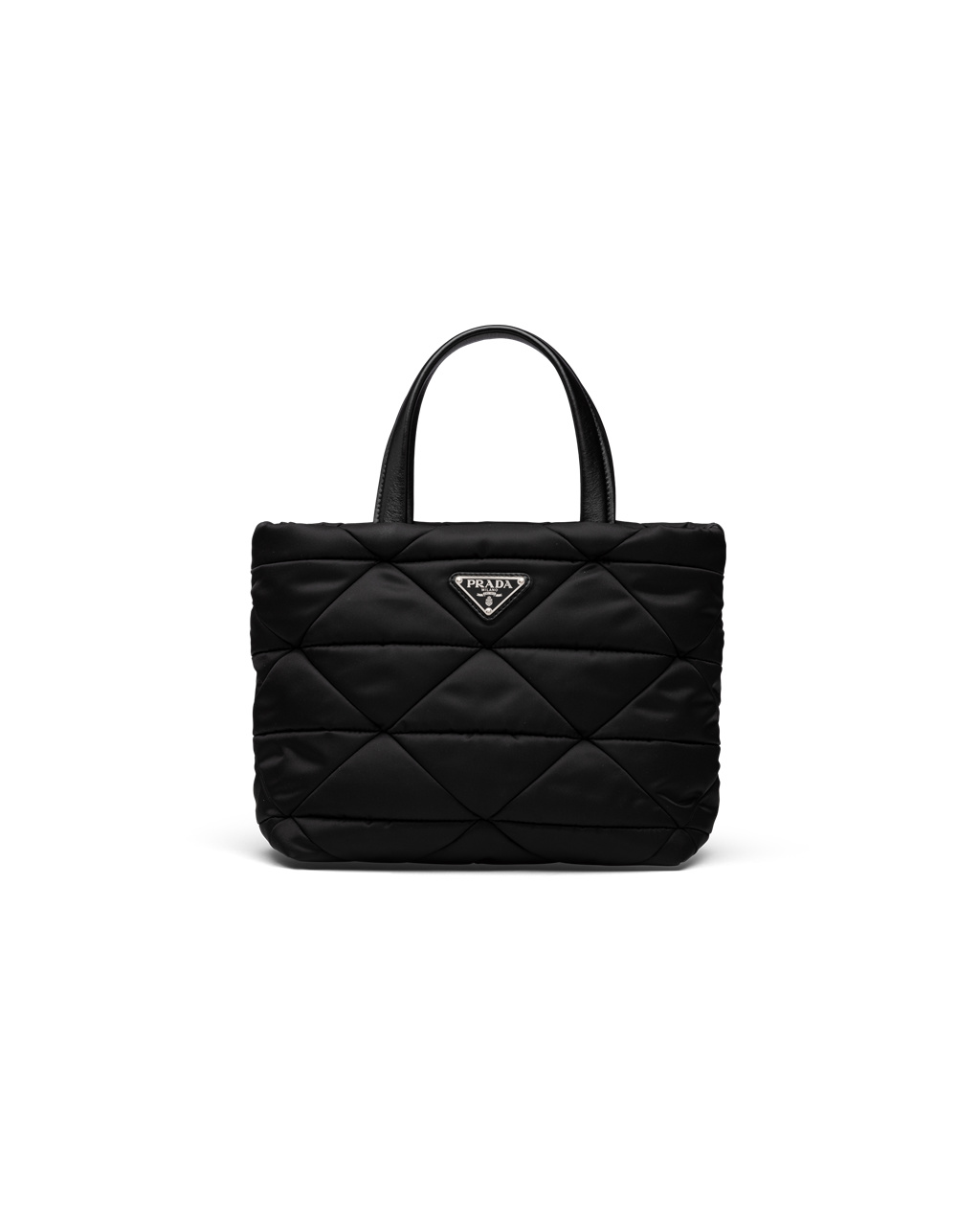 Prada Re-nylon Padded Tote Bag Fekete | VXFGNA659