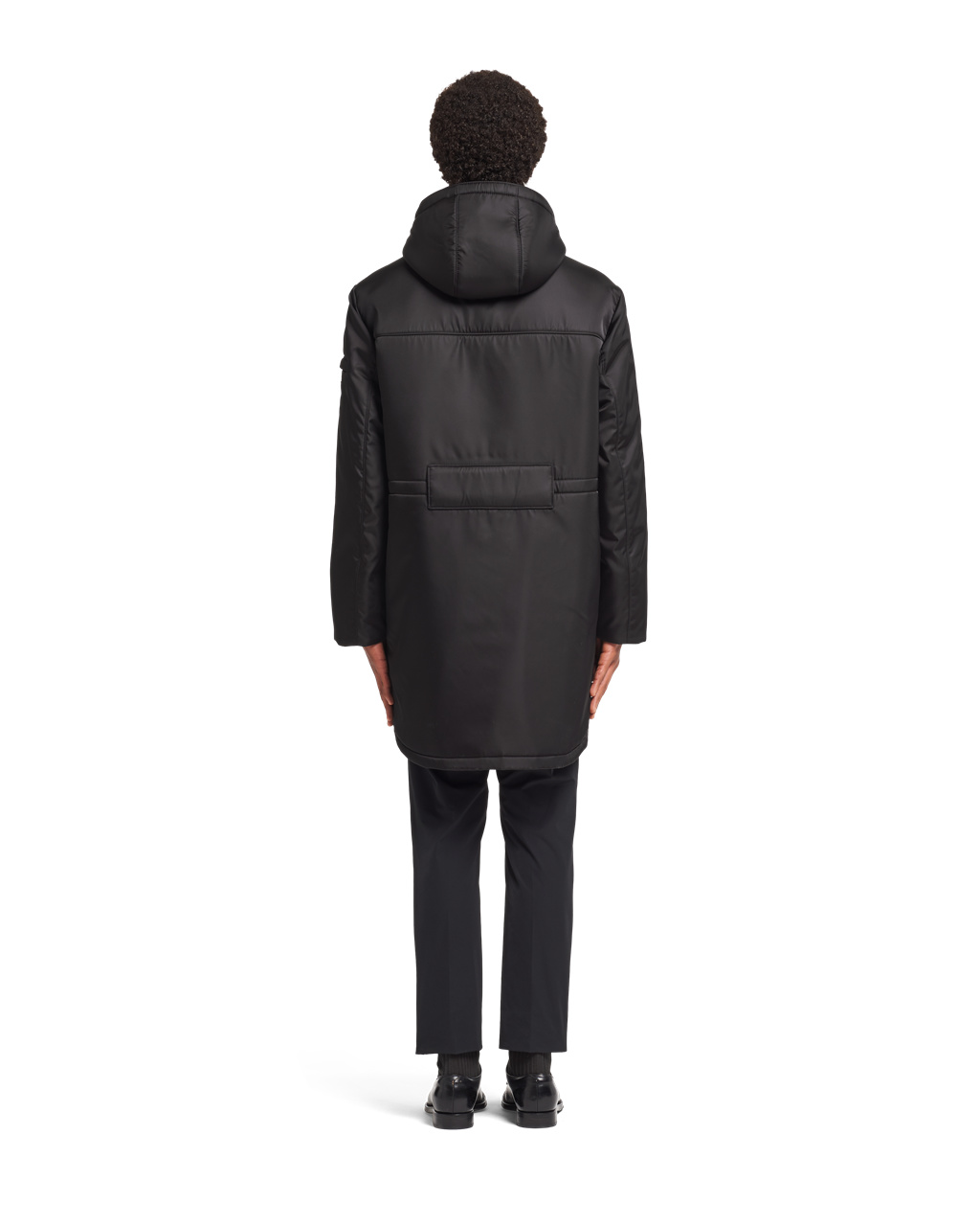 Prada Re-nylon Parka Fekete | VQXDTJ852