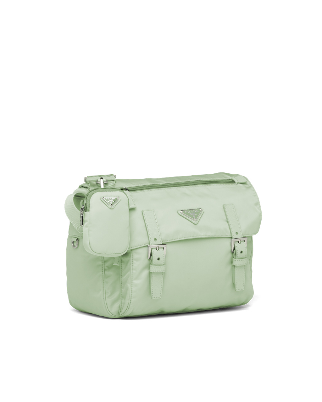 Prada Re-nylon Shoulder Bag Aqua | NXDVIM678