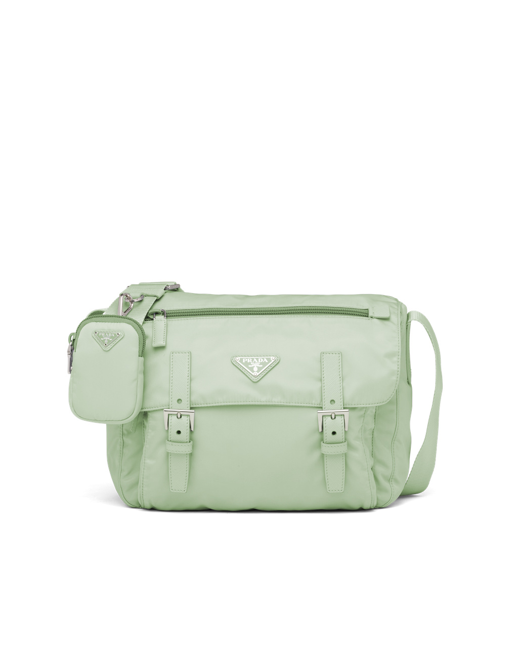 Prada Re-nylon Shoulder Bag Aqua | NXDVIM678