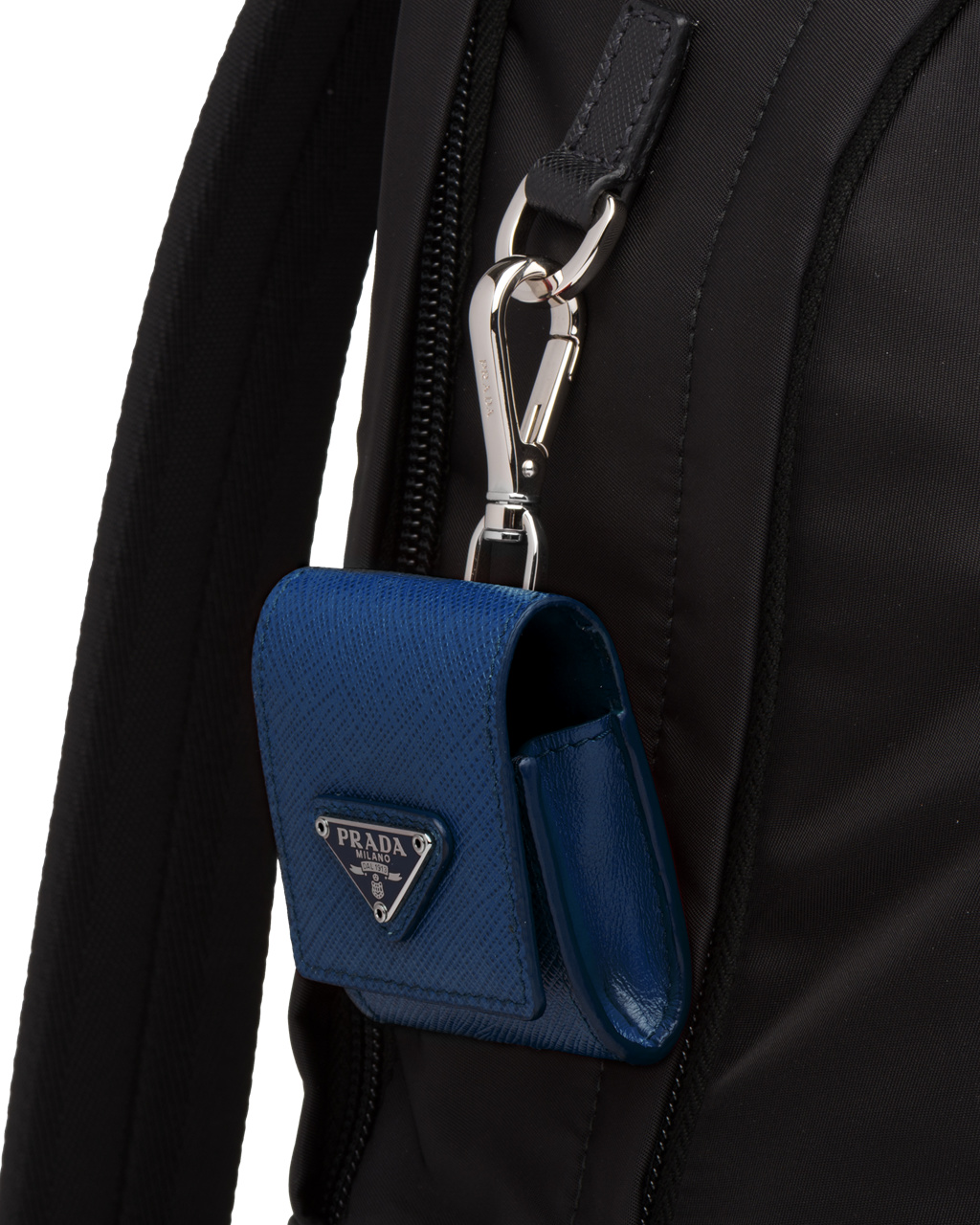 Prada Saffiano Bőr Airpods Case Bluette | BKTIPH140