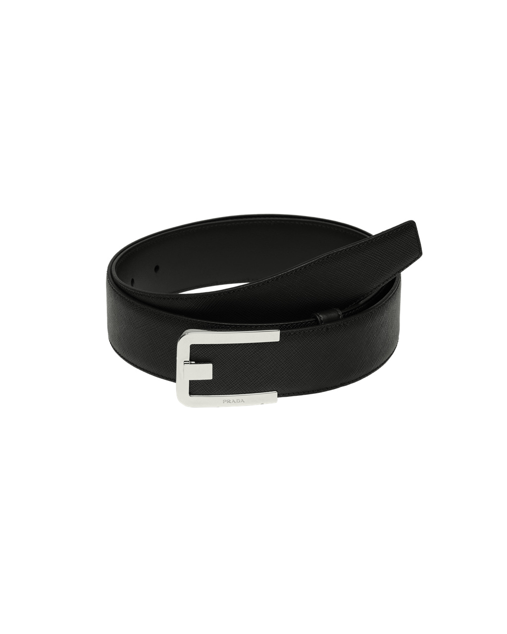 Prada Saffiano Bőr Belt Fekete | CHBSXK623