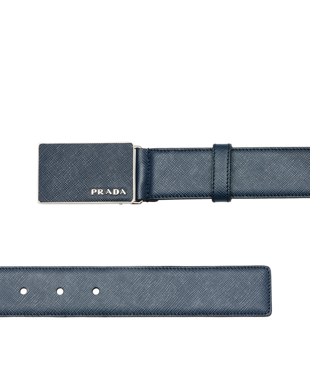 Prada Saffiano Bőr Belt Kék | GWDMJN415