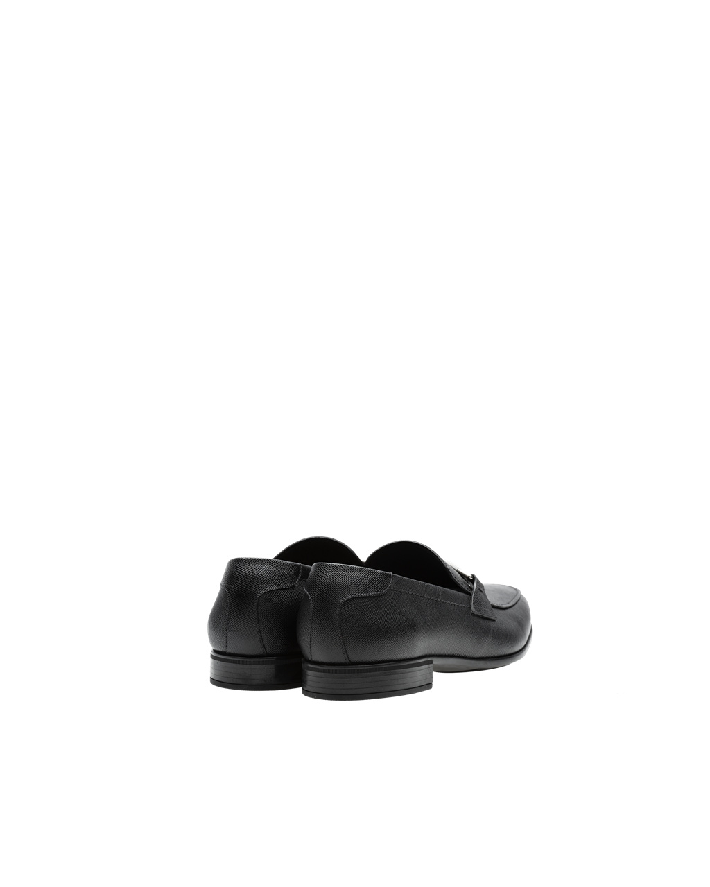 Prada Saffiano Bőr Loafers Fekete | MRCPND091