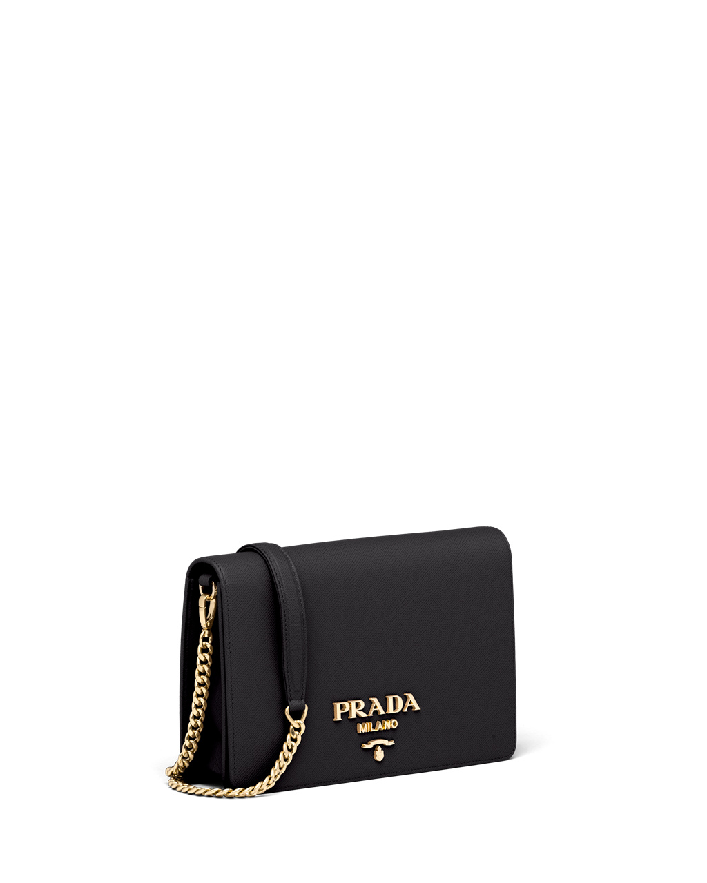 Prada Saffiano Bőr Mini Bag Fekete | WLKDIB981