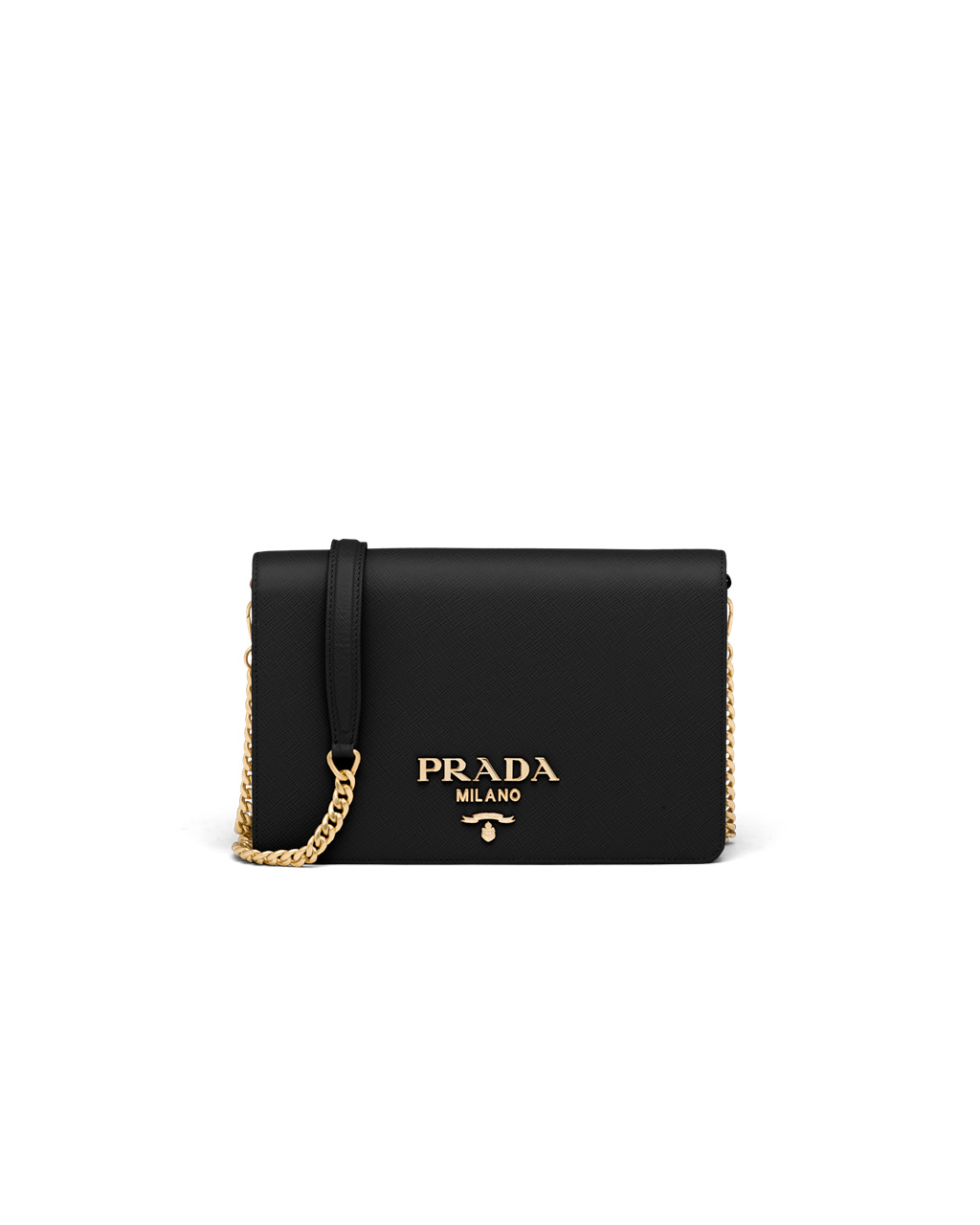 Prada Saffiano Bőr Mini Bag Fekete | WLKDIB981