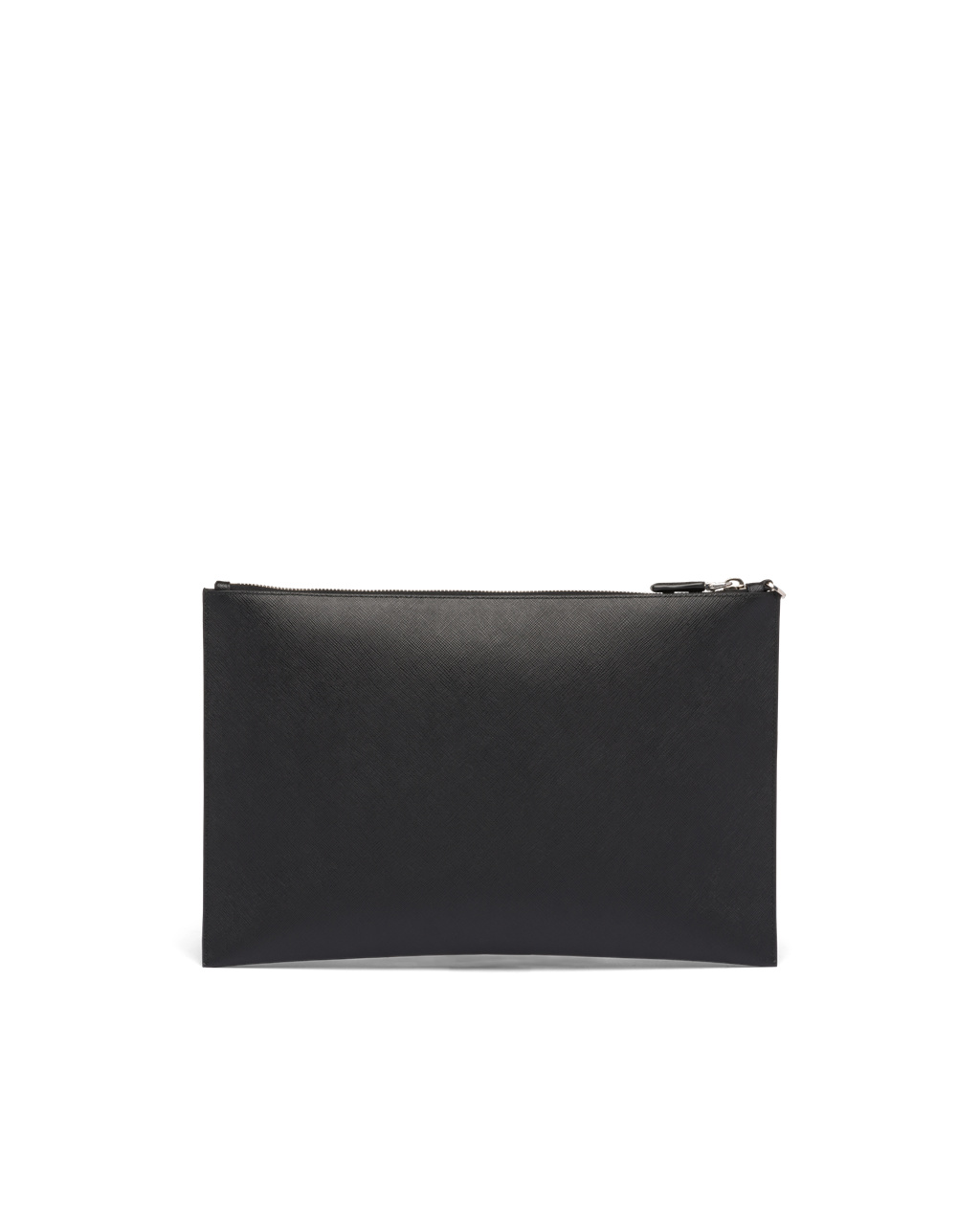 Prada Saffiano Bőr Pouch Fekete | WMUDTX281