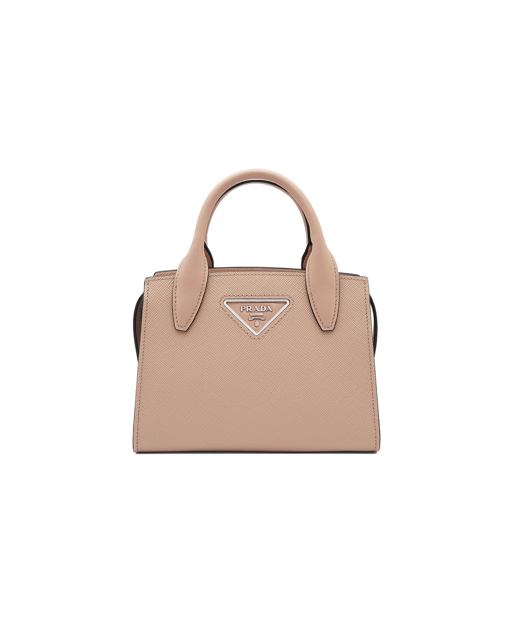 Prada Saffiano Bőr Prada Kristen Handbag Bézs | NXDTUG037