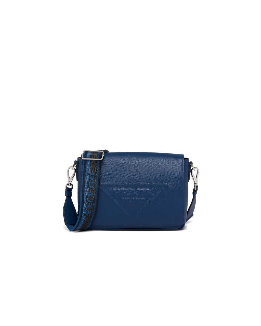 Prada Saffiano Bőr Shoulder Bag Bluette | QEFOAG926