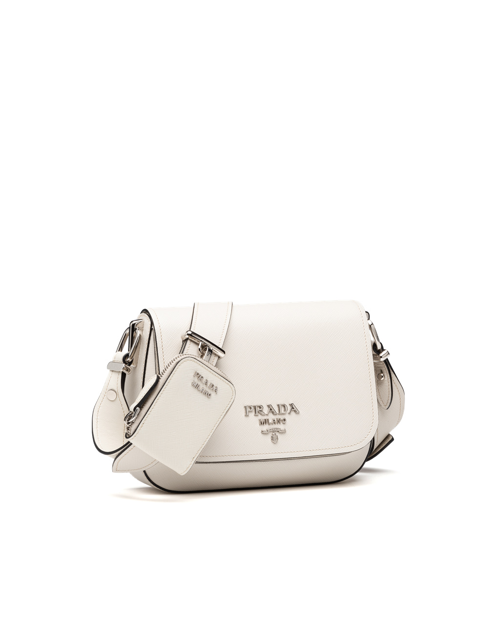 Prada Saffiano Bőr Shoulder Bag Fehér | REZDBT953