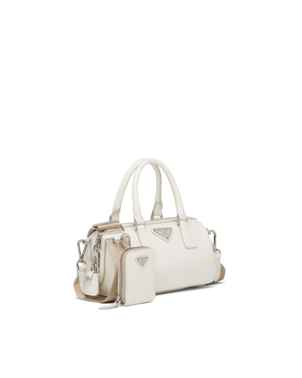 Prada Saffiano Bőr Top-handle Bag Fehér | LDZCUE327