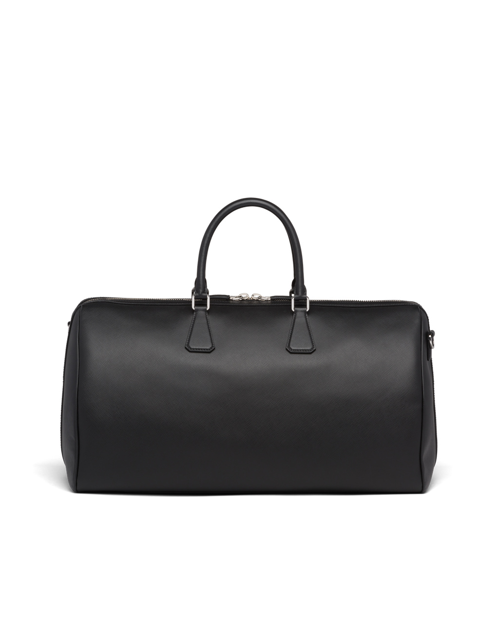 Prada Saffiano Bőr Travel Bag Fekete | QEJYCX810