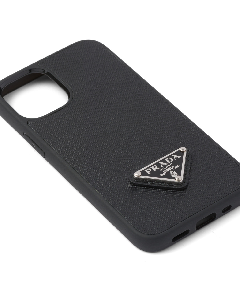 Prada Saffiano Cover For Iphone 12 Pro Max Fekete | GSFWCB237