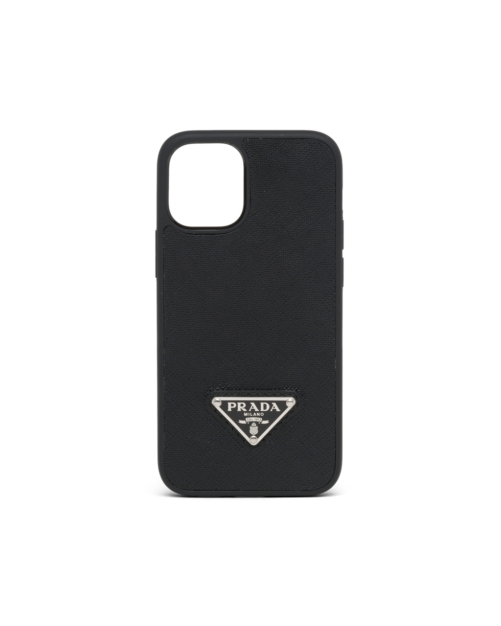 Prada Saffiano Cover For Iphone 12 Pro Max Fekete | GSFWCB237