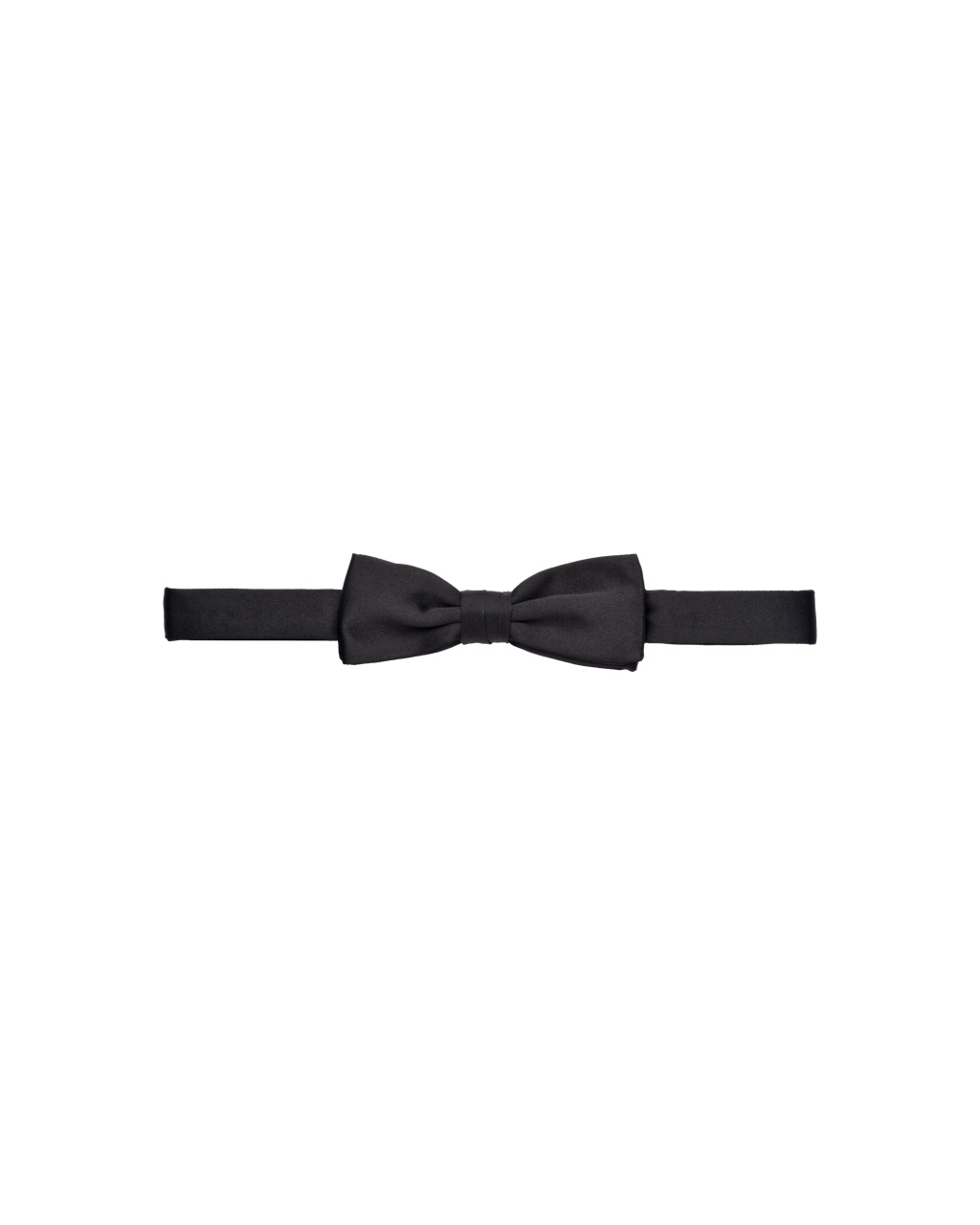 Prada Satin Bow-tie Fekete | SQAPBY302