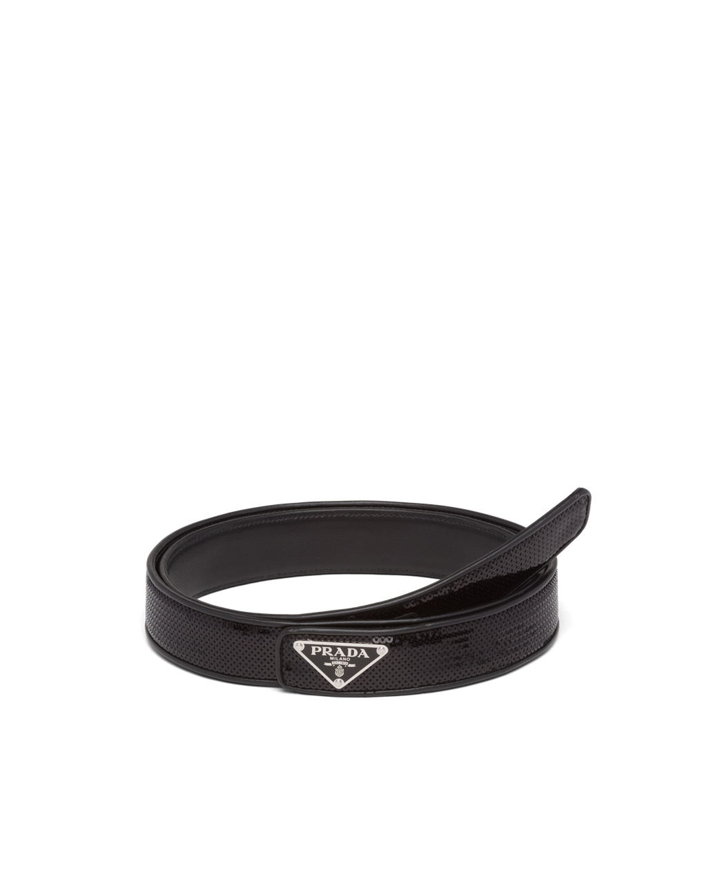 Prada Sequin Belt Fekete | WMSXBG621