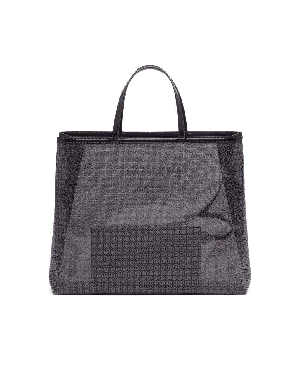 Prada Sequined Mesh Tote Bag Fekete | WKDYQH609