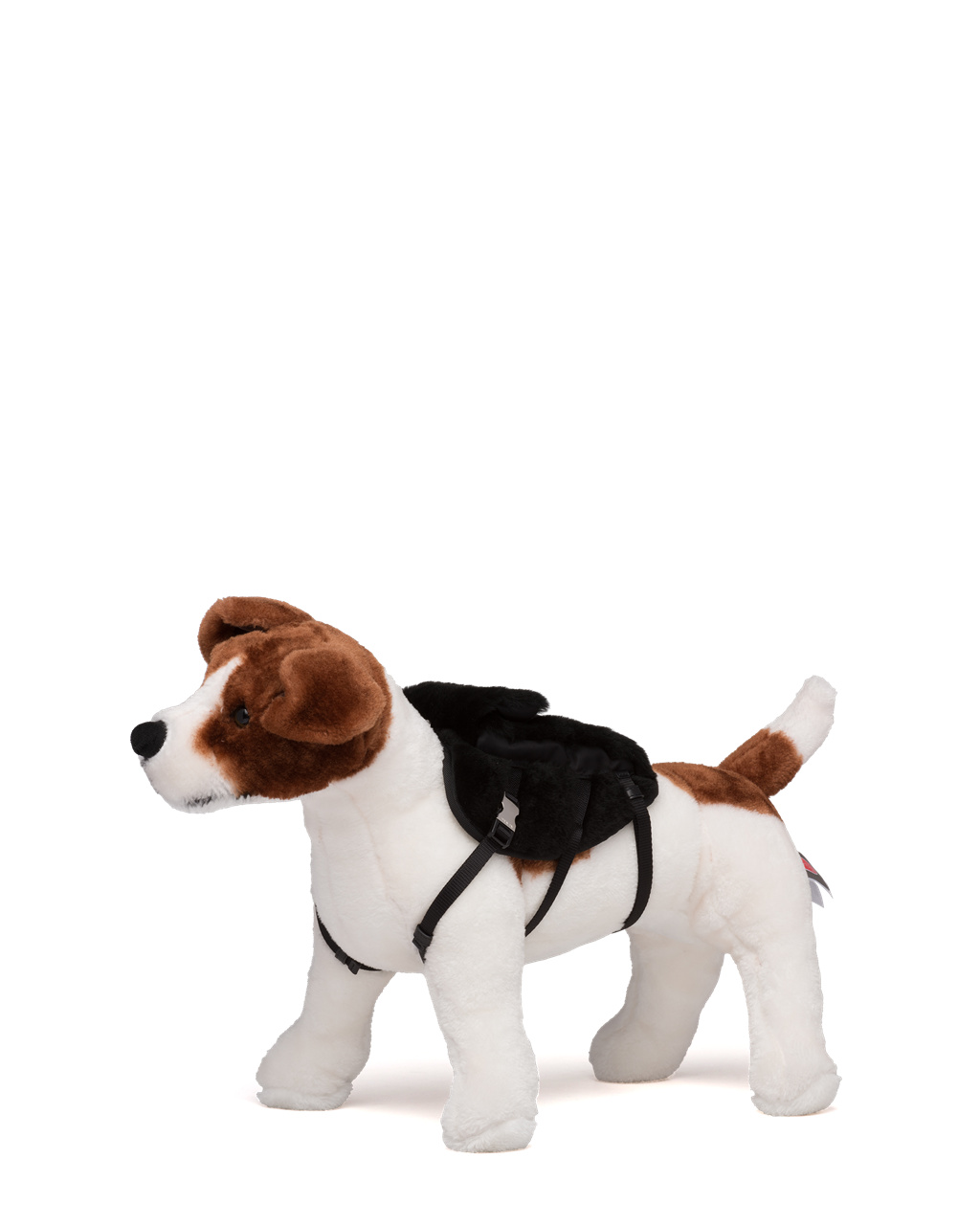 Prada Shearling Dog Harness Fekete | PRXIBN817