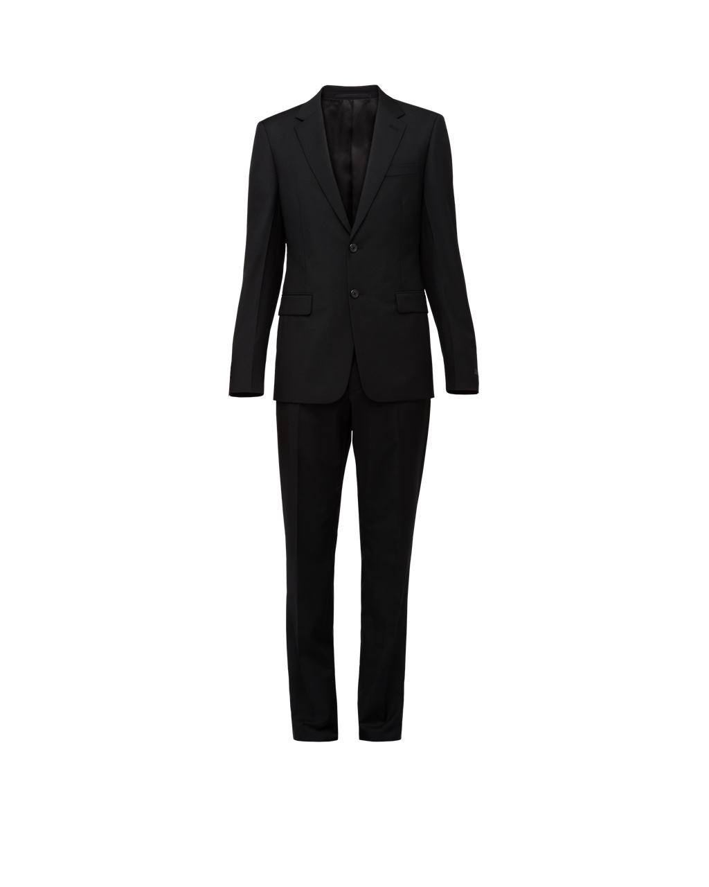 Prada Single Breasted Wool And Mohair Suit Fekete | ORKYZN836