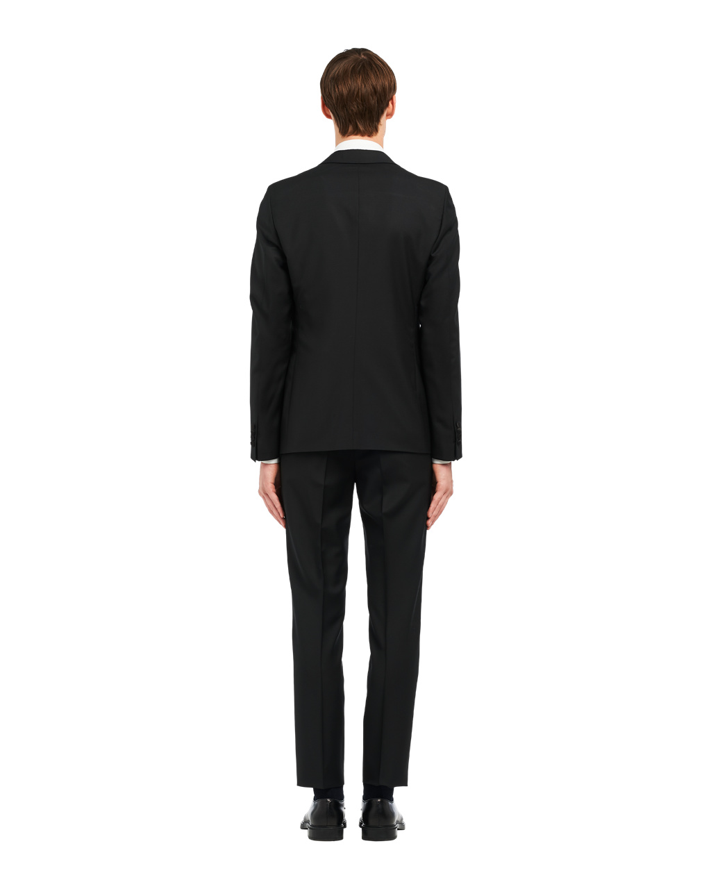 Prada Singled-breasted Two-button Wool Mohair Tuxedo Fekete | RYKUIO721