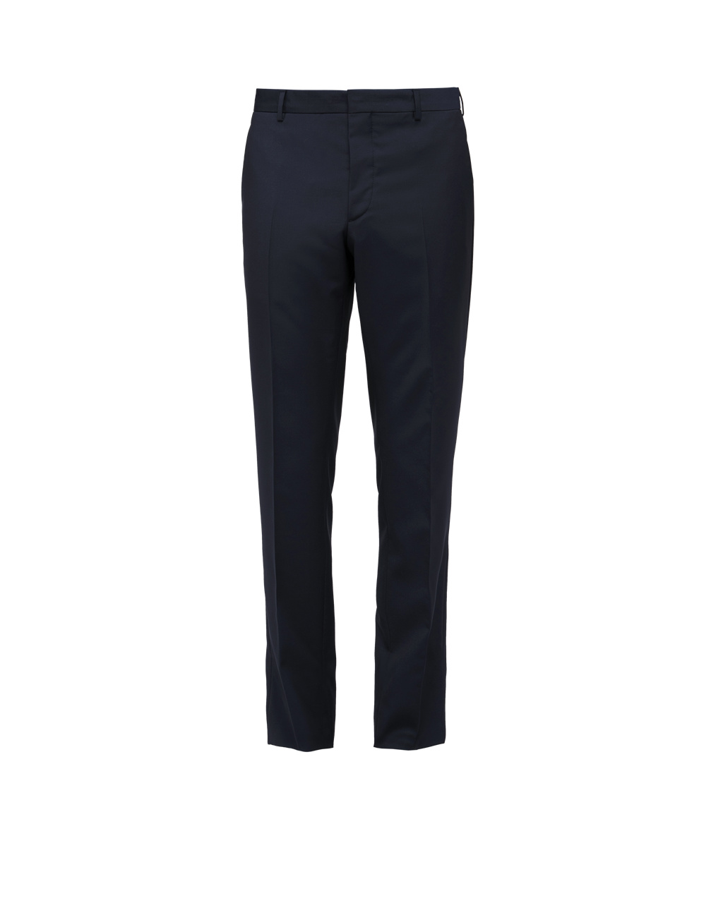 Prada Slim-fit Wool Trousers Sötétkék | MEUTQZ685